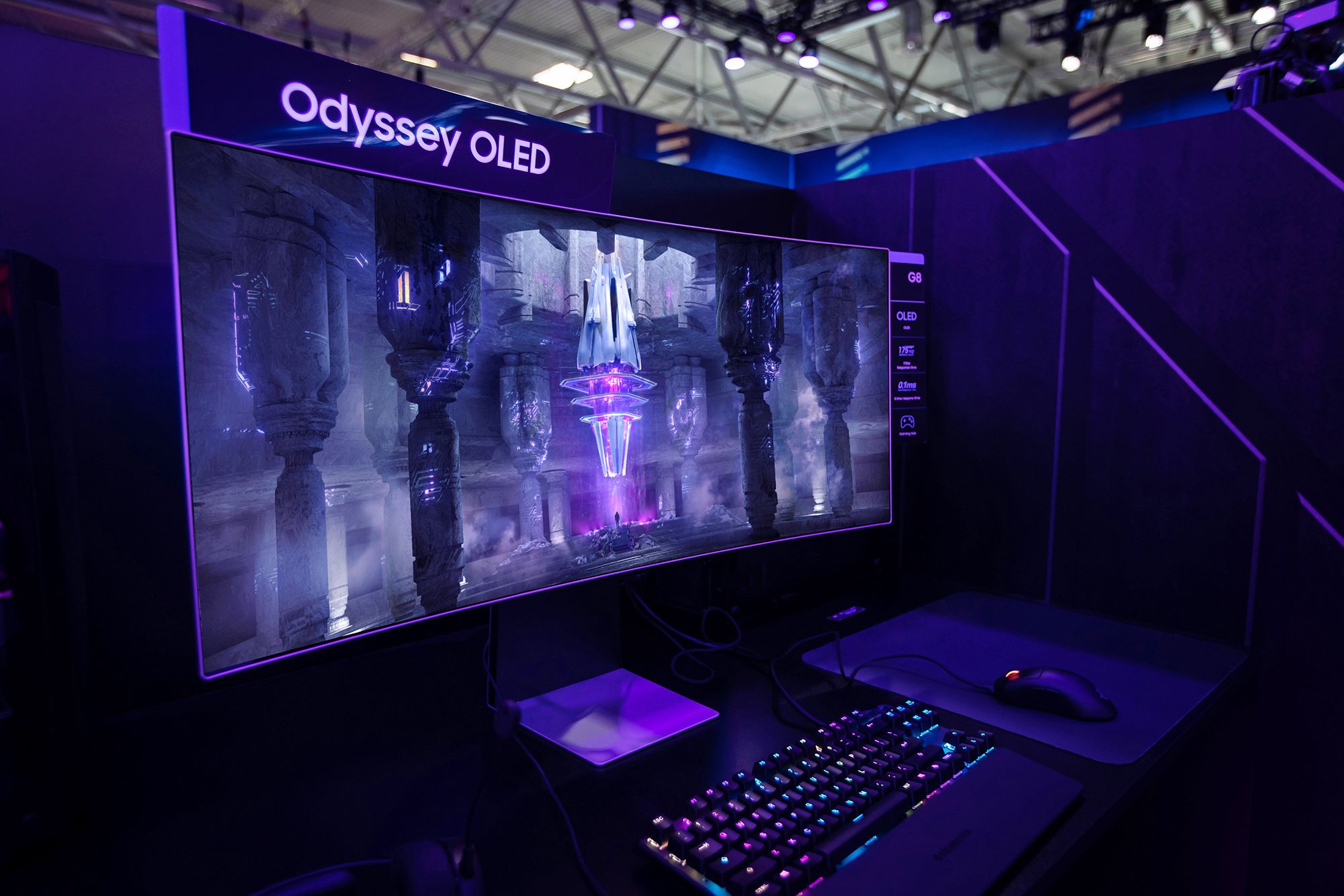 Samsung Electronics Unveils Odyssey OLED G8 Gaming Monitor at IFA 2022 (press image)