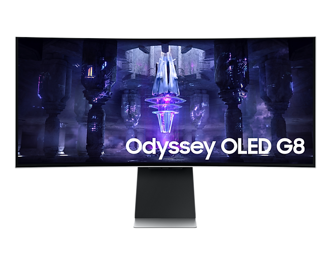 34" Odyssey OLED G8 G85SB product gallery image (Samsung NZ)