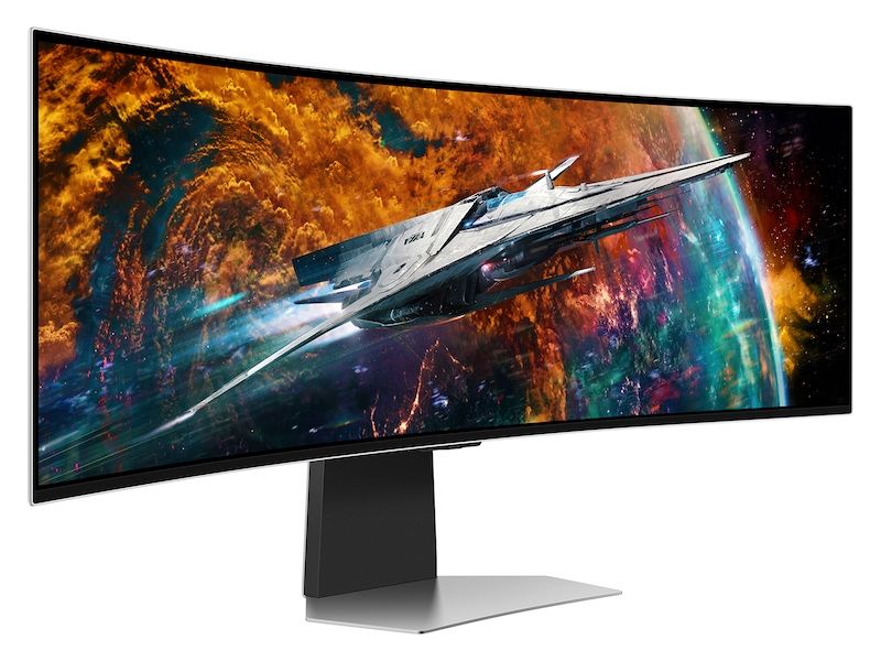 Samsung US product image (angled/hero) – S49CG950SN / G95SC