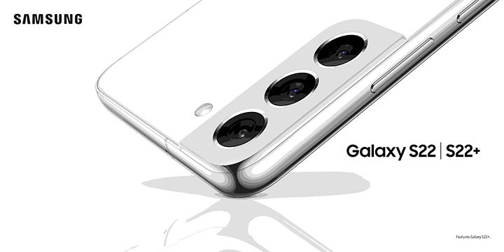 Galaxy S22 & S22+ product image (Samsung HK News)