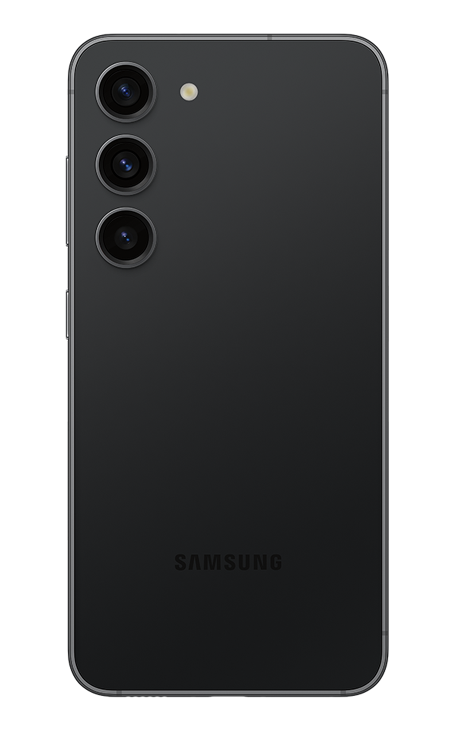 Samsung Galaxy S23 Phantom Black – back view PNG (T‑Mobile product page asset)