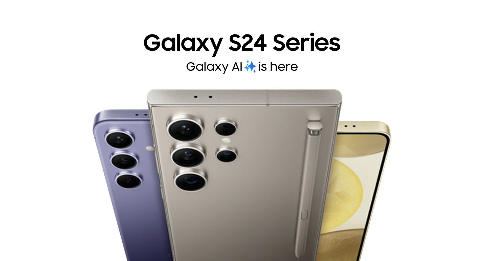 Galaxy S24 Series key visual (includes S24+) — Samsung.com