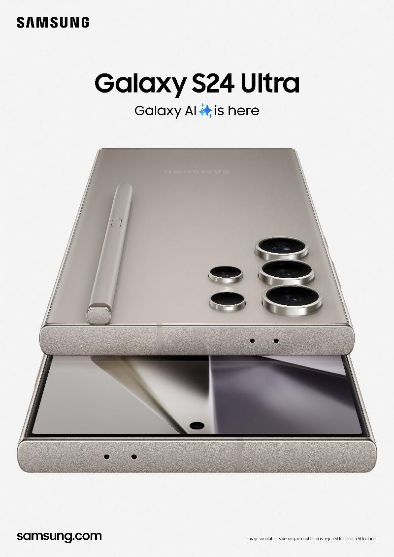 Galaxy S24 Ultra official key visual (Samsung Mobile Press)