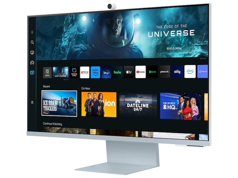 Smart Monitor M8 | 32" M80C (Daylight Blue) – hero angle