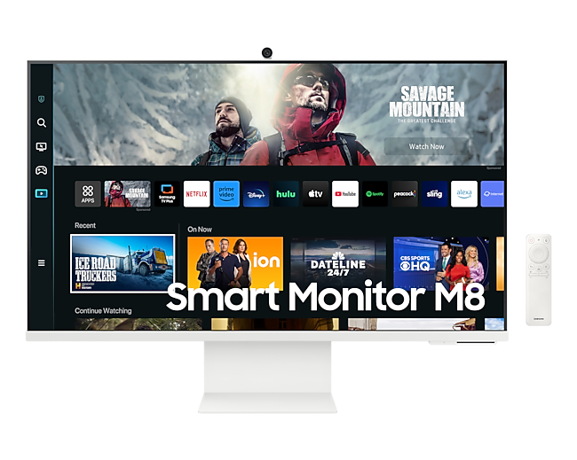 32" Smart Monitor M8 (M80C) – front view PNG