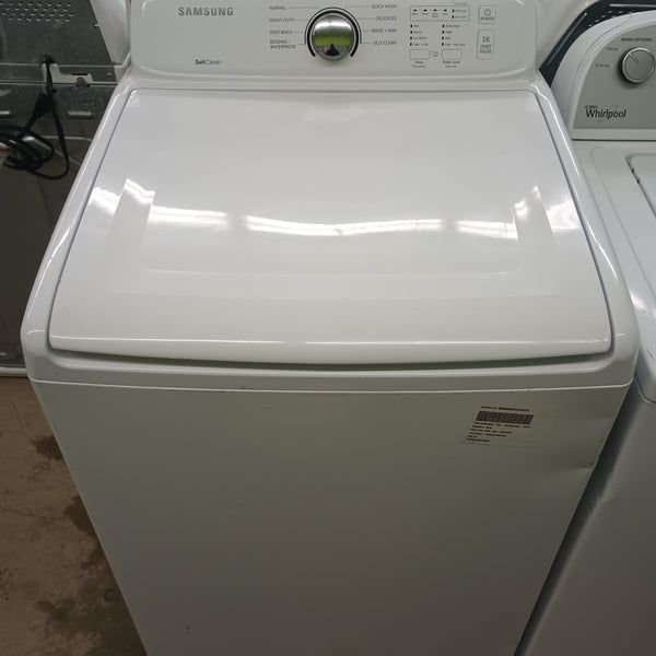 Samsung 4.5 cu. ft. Top Load Washer with Vibration Reduction Technology - WA45N3050AW/A4 (1571-U)