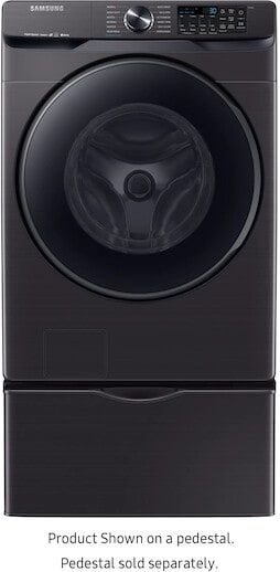 Samsung WF50R8500AV 27 Inch Front Load Smart Washer with 5.0 Cu. Ft.  Capacity, VRT Plus™, Swirl+ Drum Design, Bixby Enabled, Wi-Fi, 12 Wash  Cycles, Steam, Sanitize, Super Speed, ADA Compliant, and ENERGY