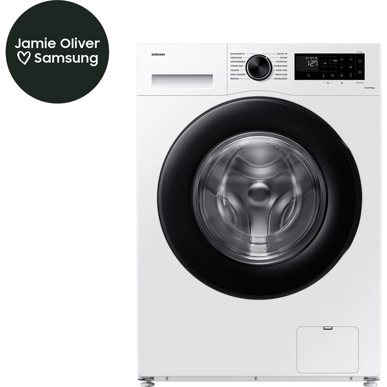 Samsung Series 5 AI Energy WW90CGC04DAE 9kg WiFi Connected Washing Machine with 1400 rpm - White - A Rated