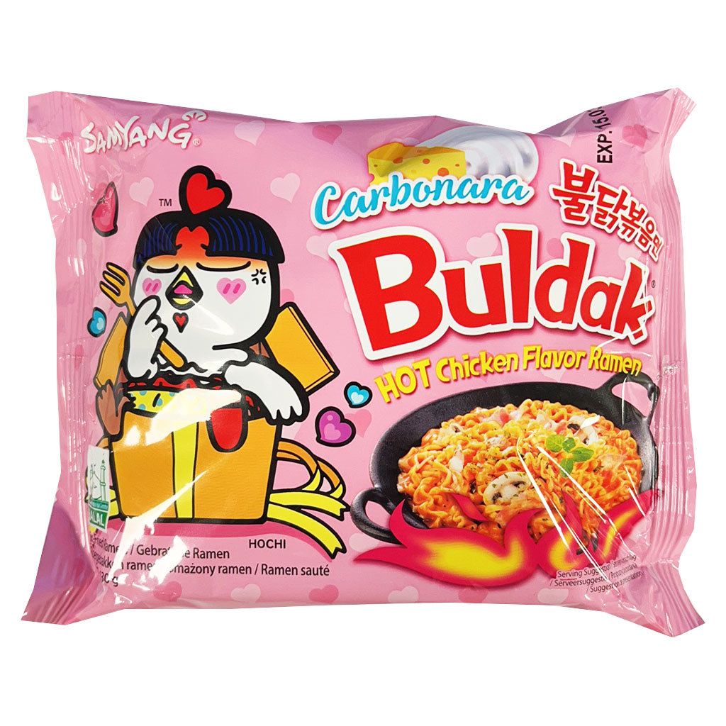 Samyang Buldak Carbonara Hot Chicken Flavour Ramen (130g)