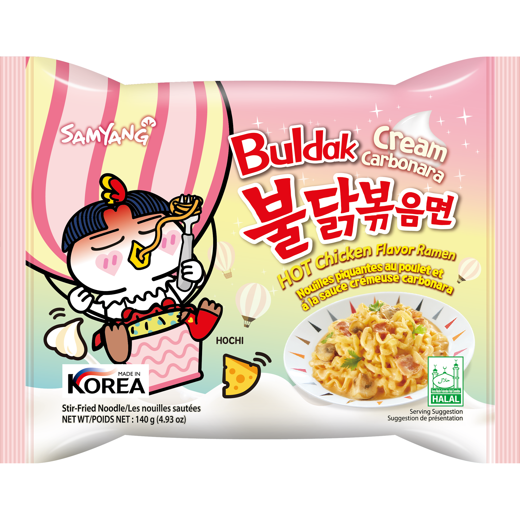 Buldak Ramen Cream Carbonara (140g) - Buldak.com (PH)
