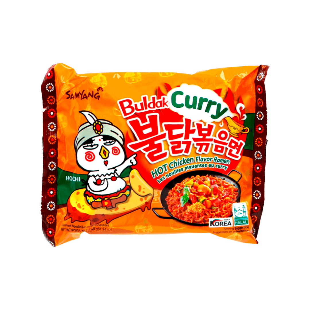 Samyang Buldak Curry (Ramen) – FragFuel (clear hero shot, high-res)