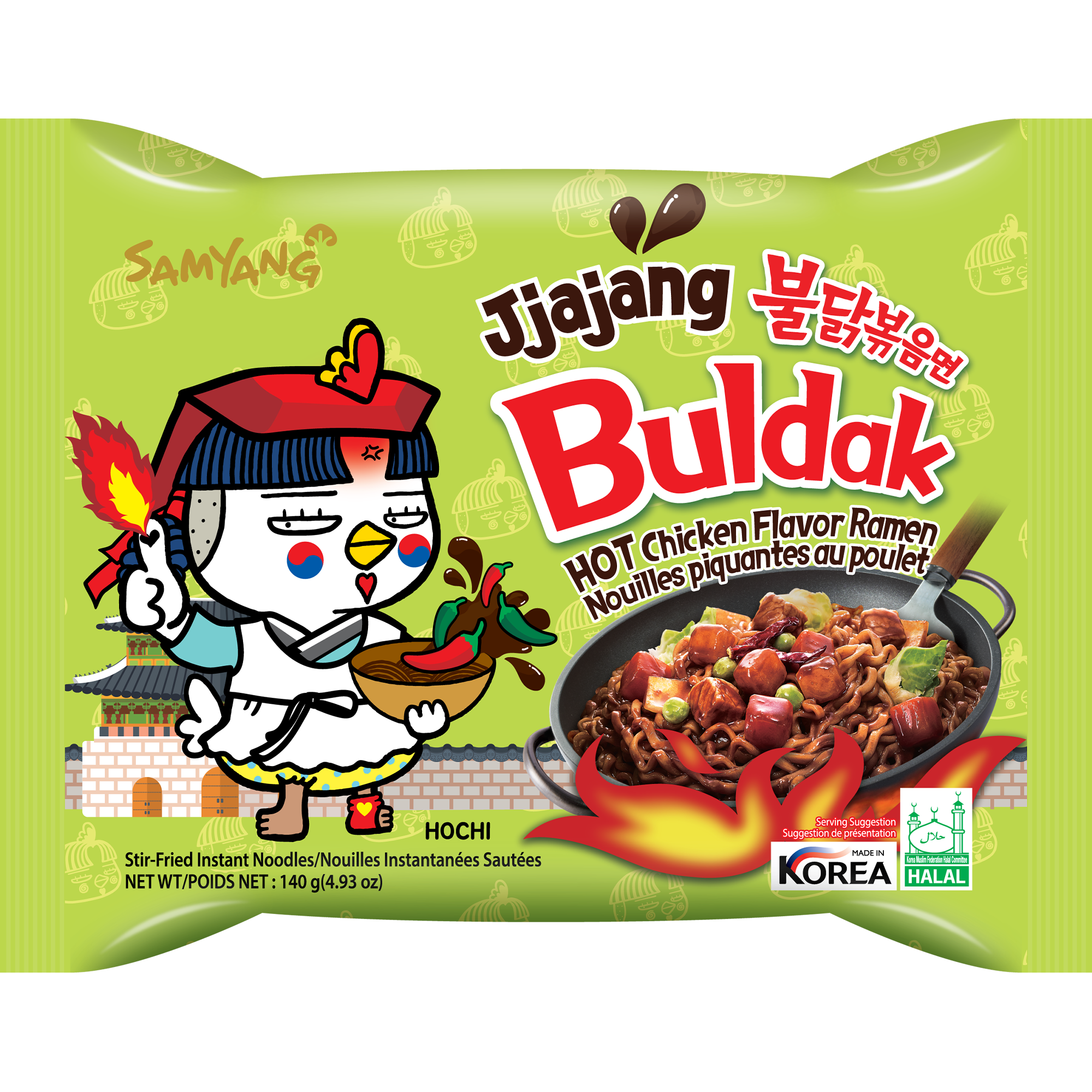 Buldak Ramen Jjajang 140g (single pack hero)