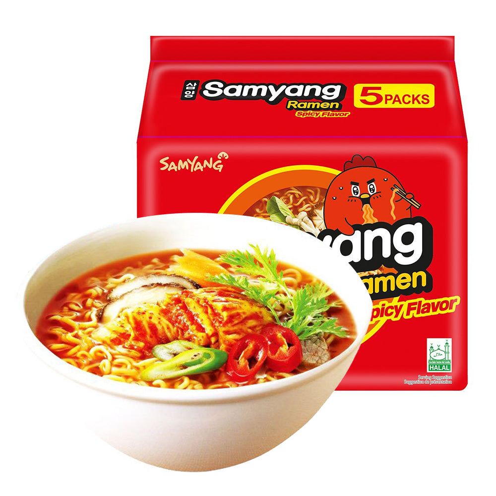 Samyang Spicy Ramen - 120g x 5 Packs