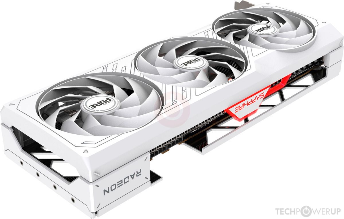 Sapphire PURE RX 7800 XT (rear/backplate)