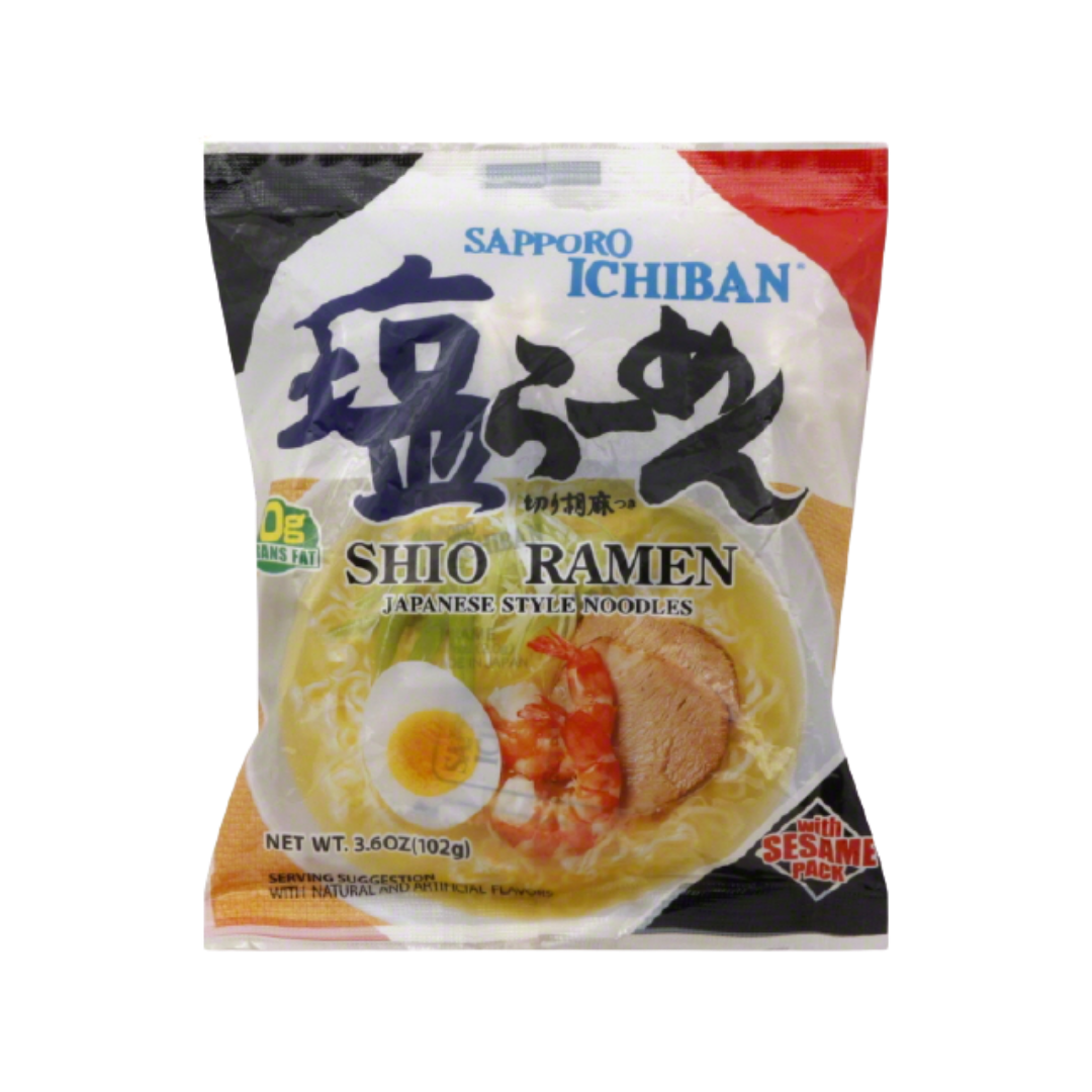 SAPPORO ICHIBAN Ramen Shio 1P - 102G