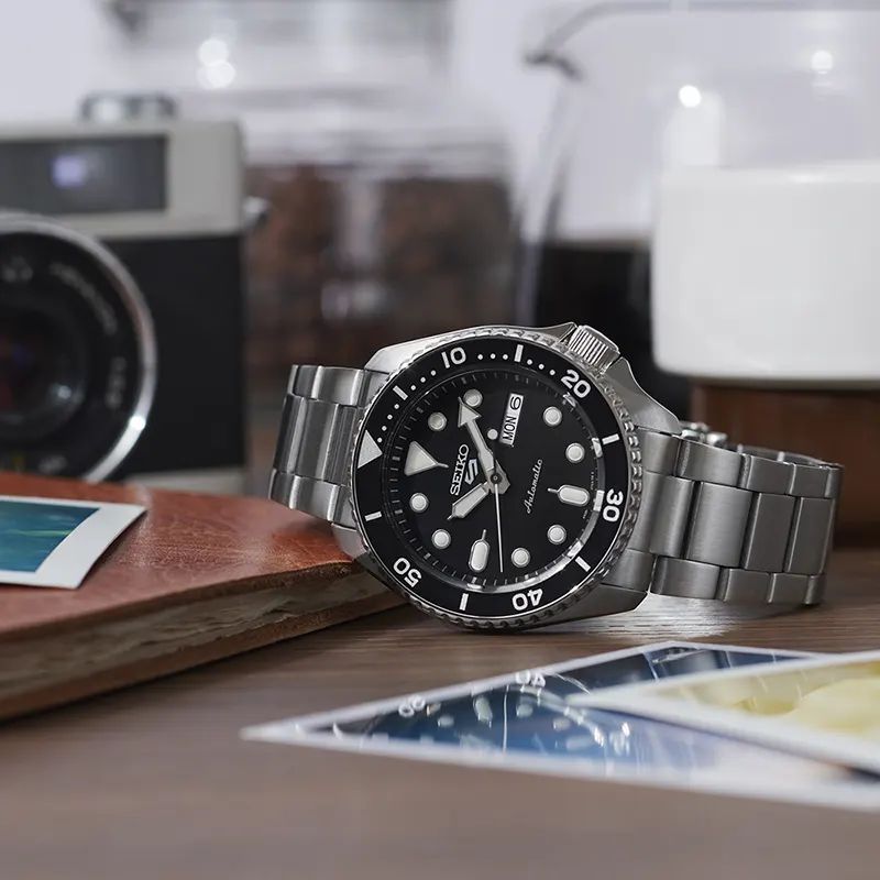 Seiko 5 Sports Automatic Black Dial Men's Watch | SRPD55K1