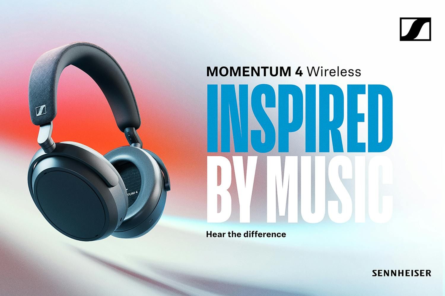 Momentum 4 Wireless Black hero (retailer hero shot)