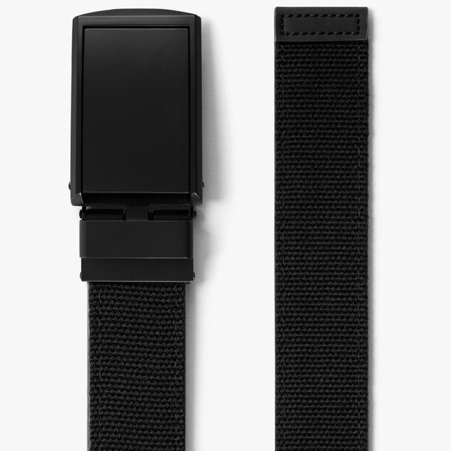 SlideBelts Classic Canvas Ratchet Belt - Black