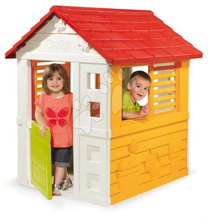Children's house Sunny with accessories Smoby orange-green