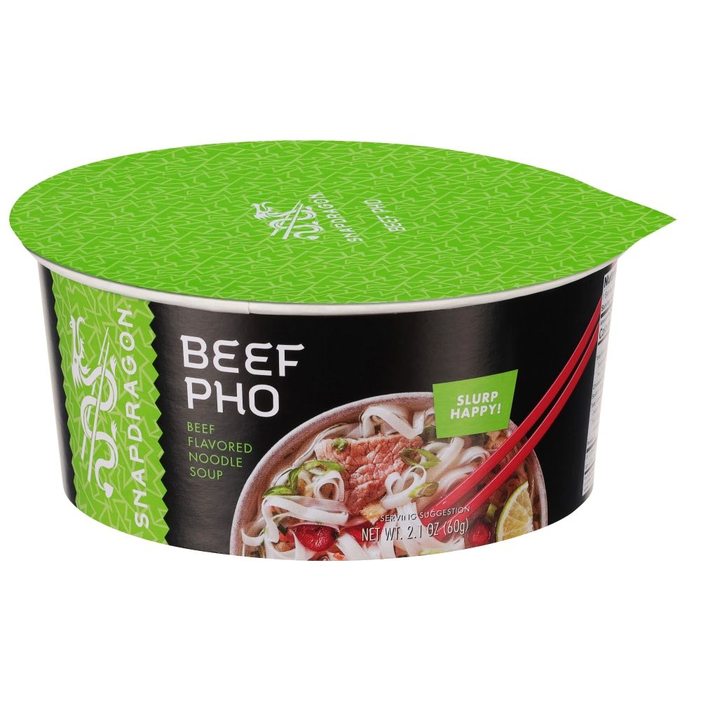 Snapdragon Vietnamese Beef Pho Instant Noodle Soup - front (Kroger)