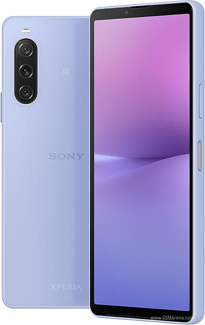Sony Xperia 10 V official-looking front/back render (Grey/Black)