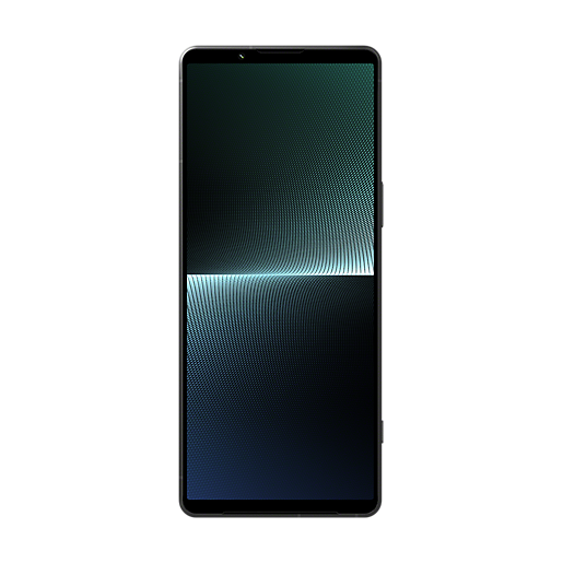 Xperia 1 V black angled/intro shot (PNG w/ alpha)