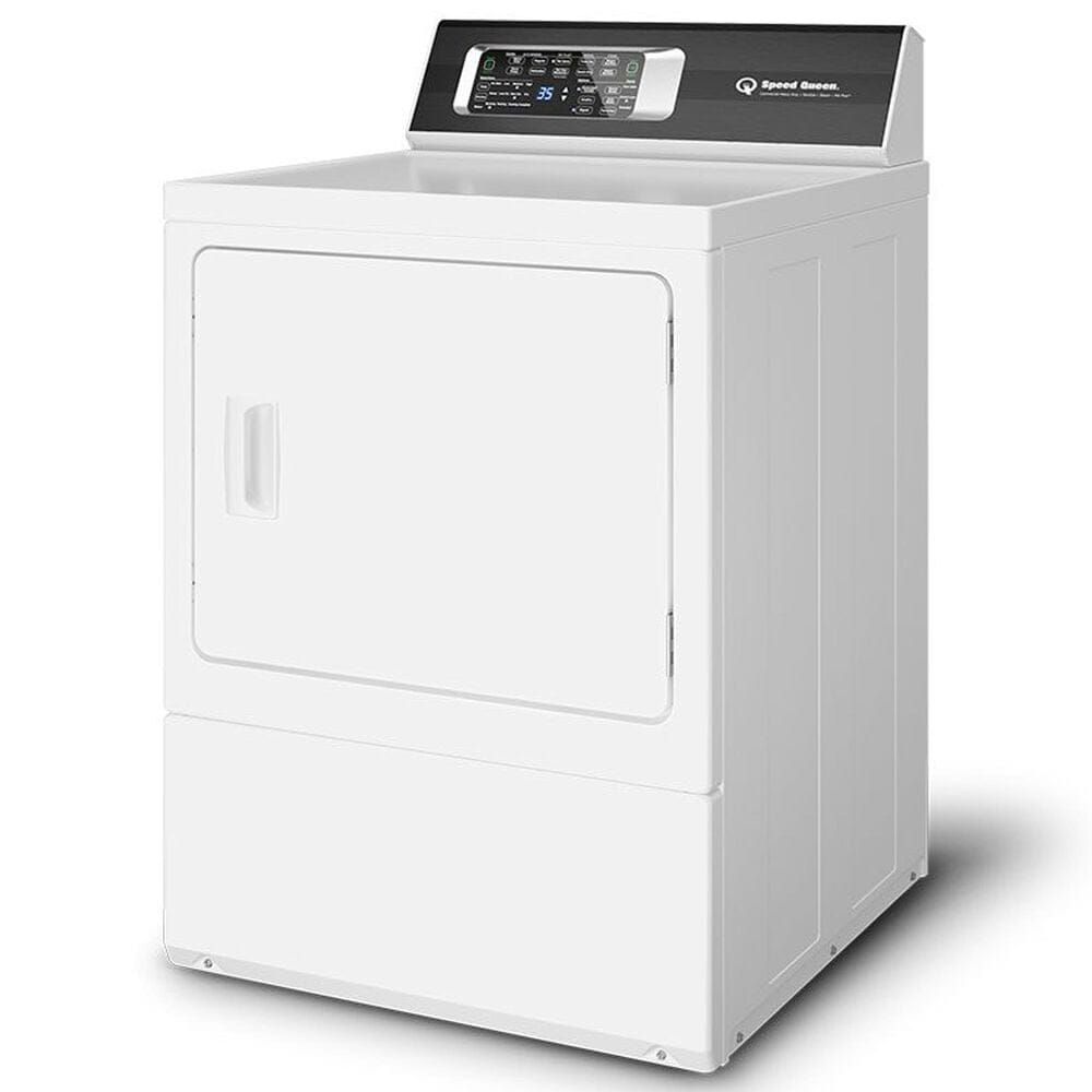 Speed Queen 7 Cu. Ft. Front Load Electric Dryer with Steam and Pet Plus in White