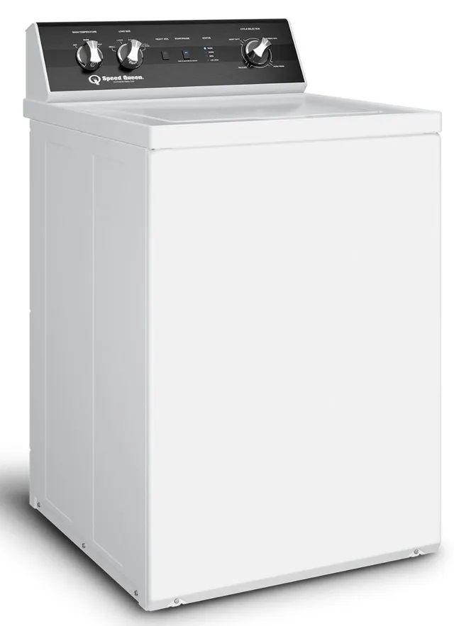 Speed Queen® TR3 3.2 Cu. Ft. White Agitator Top Load Washer | Fleck's Furniture & Appliance | Bismarck, ND and Dickinson, ND