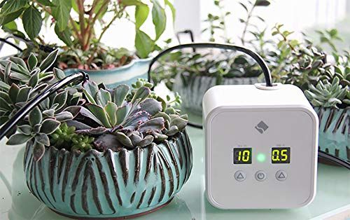 sPlant DIY Micro Auto Watering Timer Drip Irrigation Kits,30-Day W...