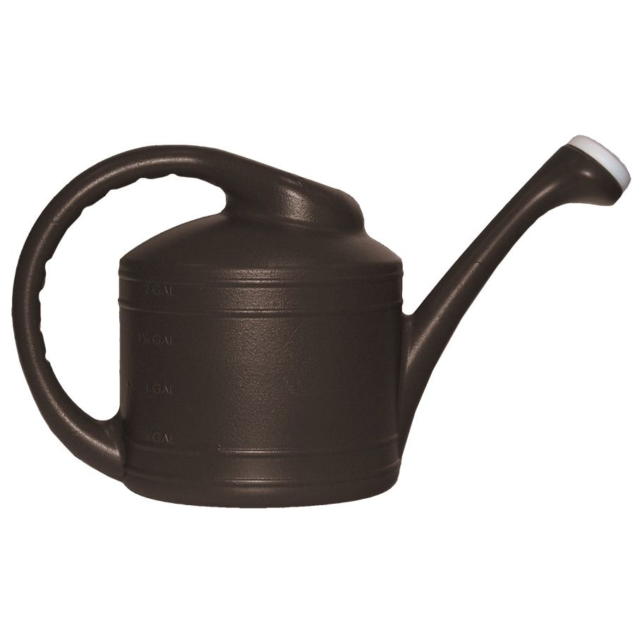 Garden Treasures 2-Gallon Brown Resin Watering Can at Lowes.com