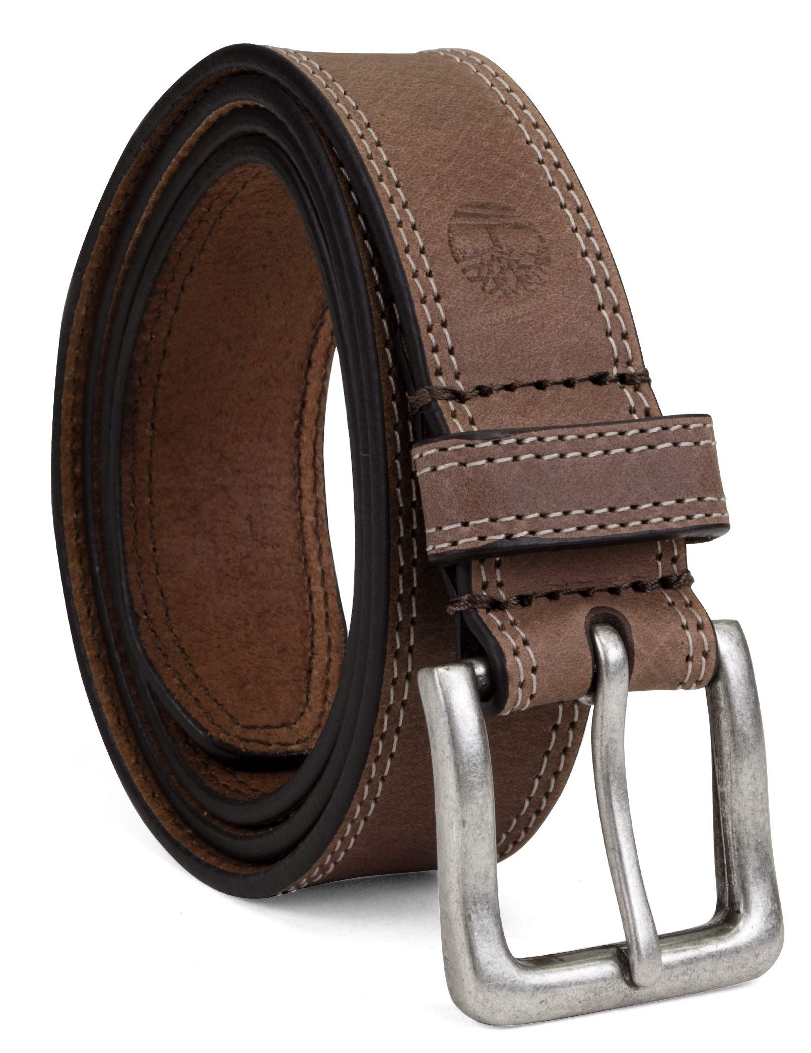 Snapklik.com : Timberland Mens Classic Leather Jean Belt 1.4 Inches Wide