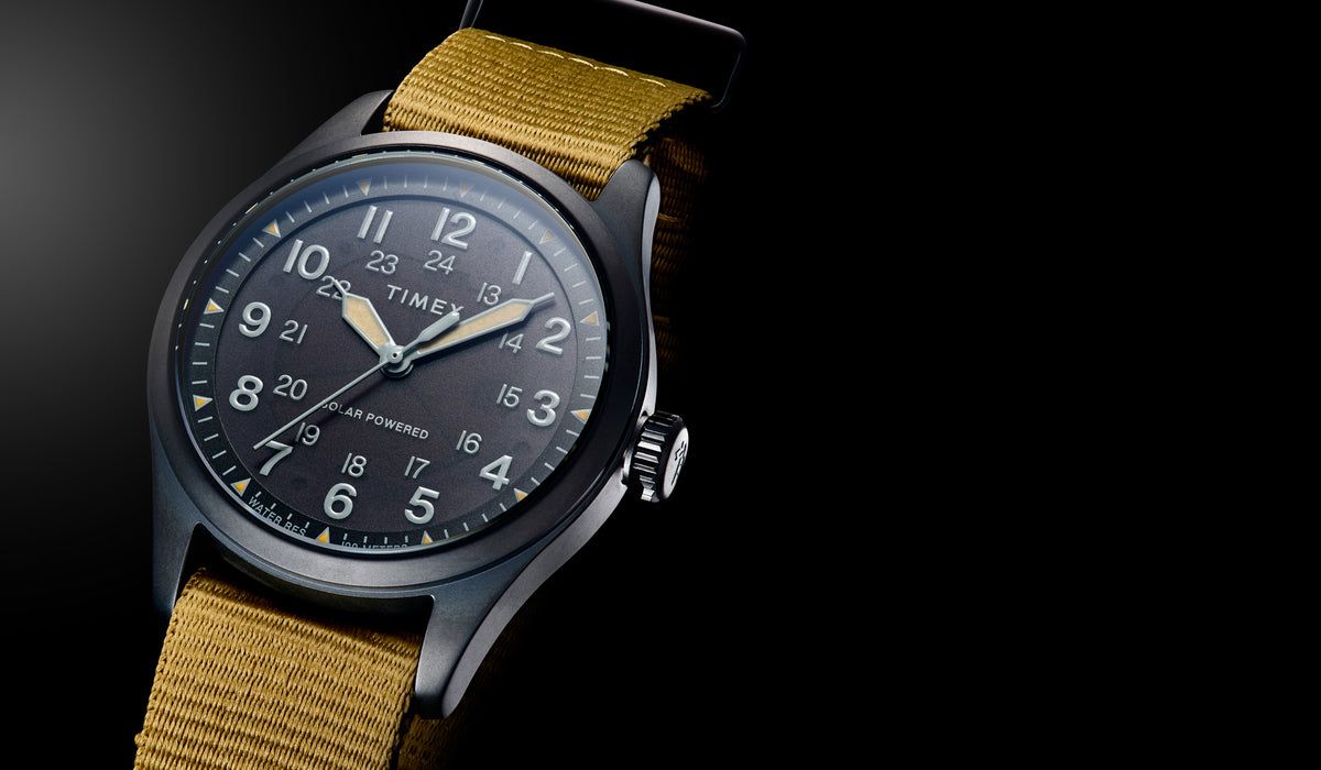 Expedition Field Post Solar 36mm Recycled Fabric Strap Watch