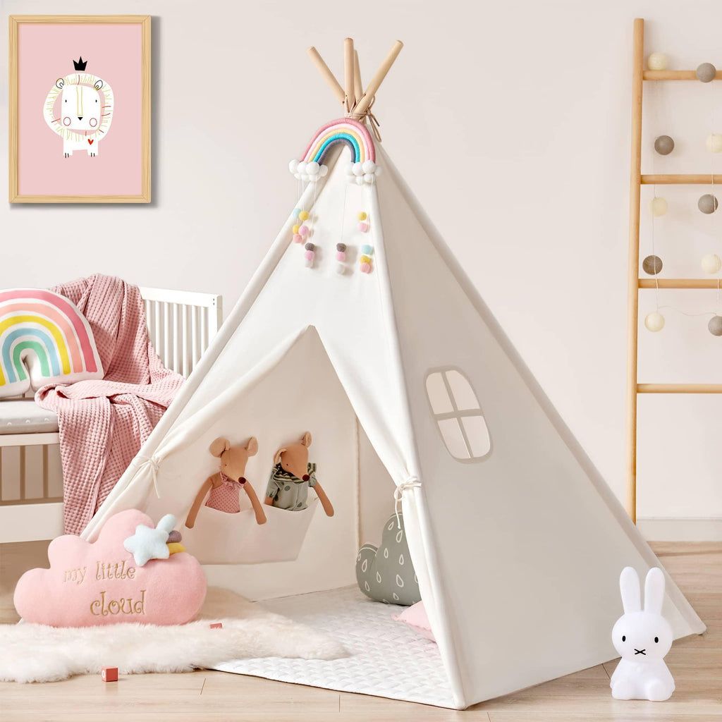 Tiny Land Indoor Play Tent with Floor Mat