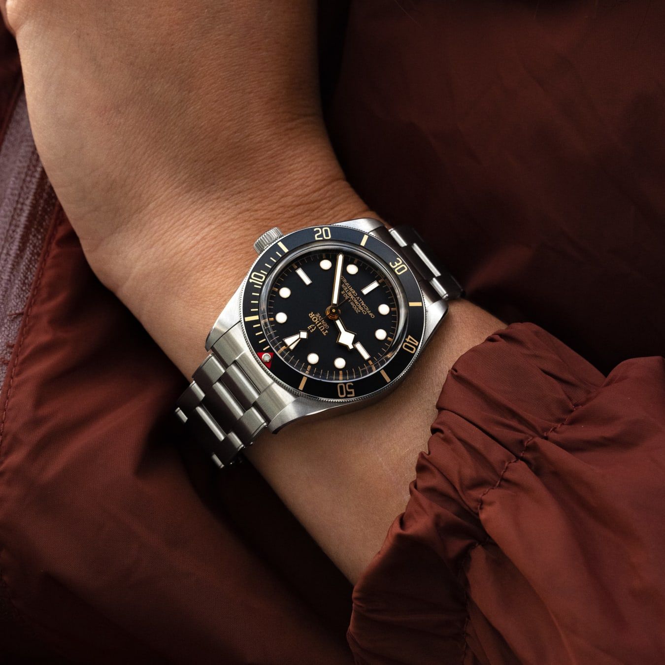 TUDOR Black Bay 58 watch - 39mm steel case, Steel bracelet - m79030n-0001