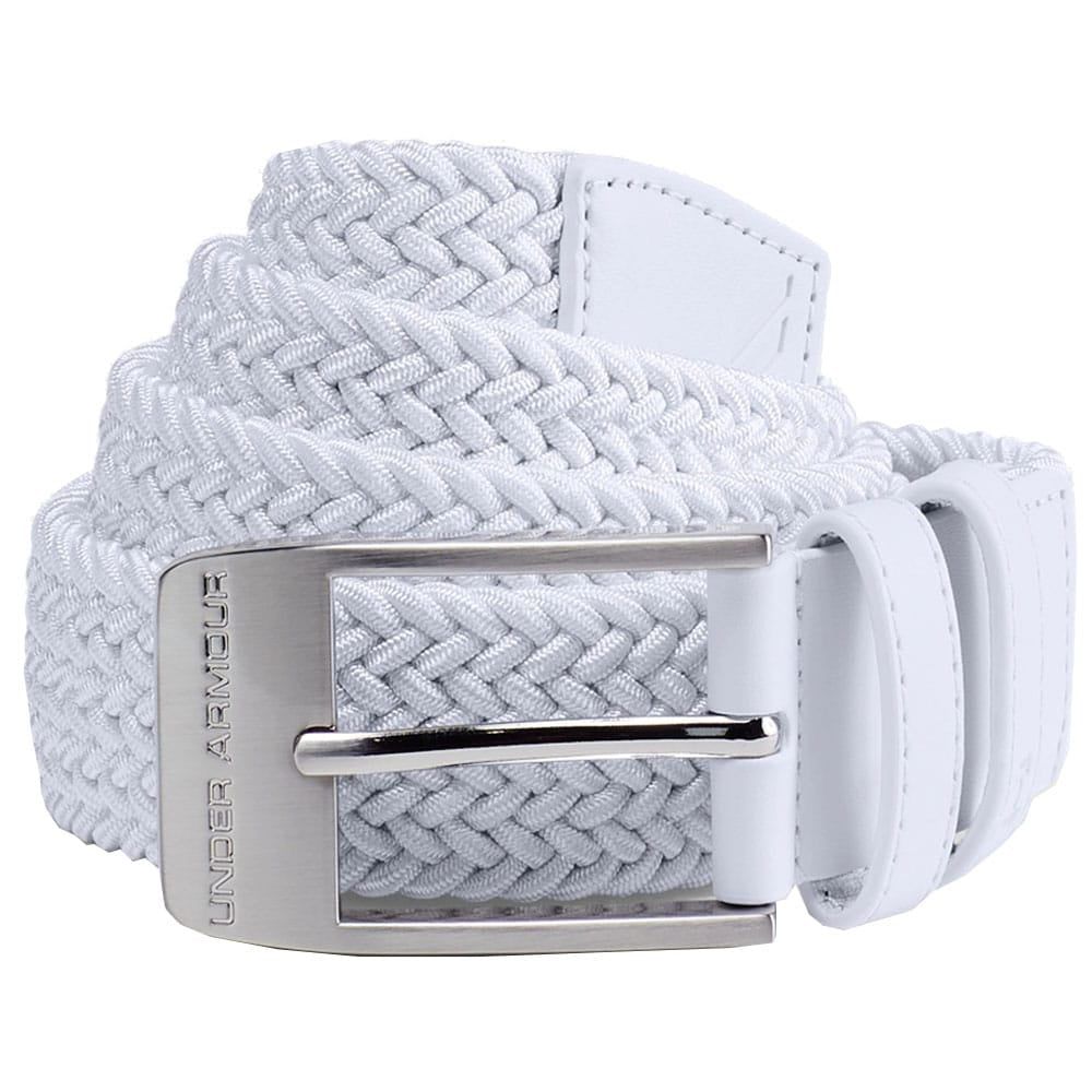 Under Armour Braided Golf Belt 2.0 - White