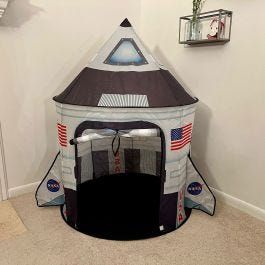 NASA Rocket Ship Pop-Up Play Tent