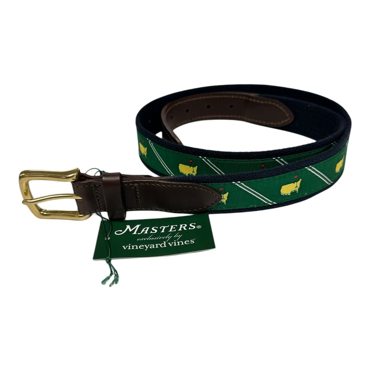 Vineyard Vines Striped Woven Club Belt