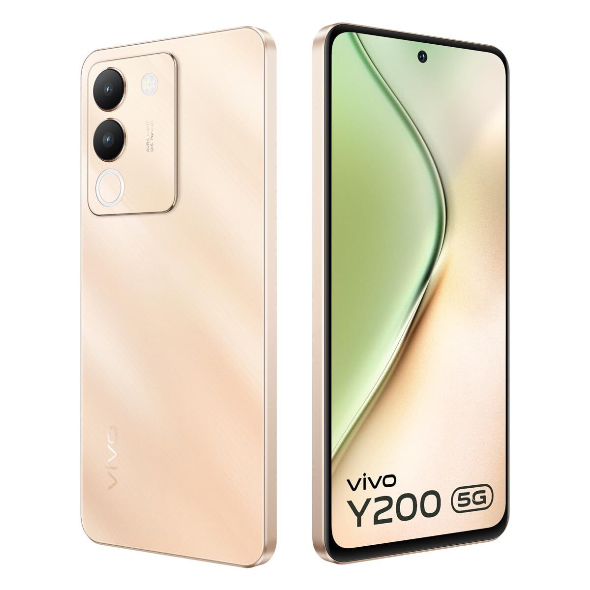 Vivo Y200 5G (8GB RAM, 256GB, Desert Gold)