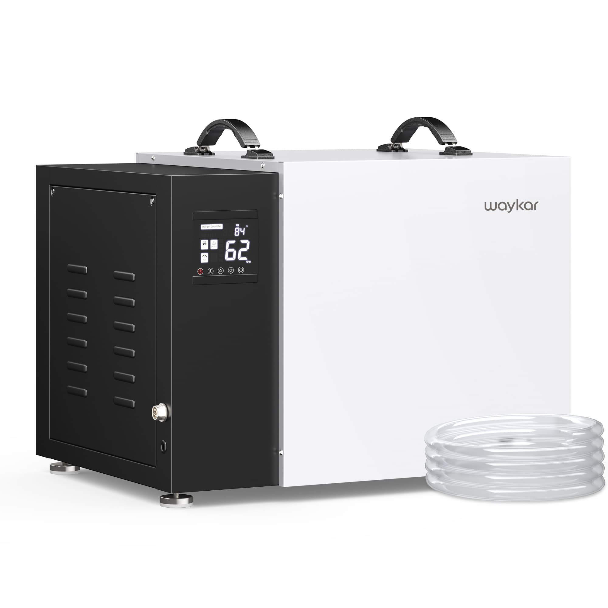 216 Pint Commercial Dehumidifier with Pump and Drain Hose for Crawl Sp