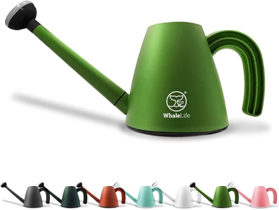 Amazon.com : WhaleLife Indoor Watering Can for House Bonsai Plants (2.0L, Green) : Patio, Lawn & Garden