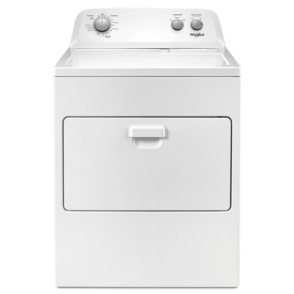 WHIRLPOOL WED4850HW 7.0 cu. ft. Top Load Electric Dryer with AutoDry™ Drying System