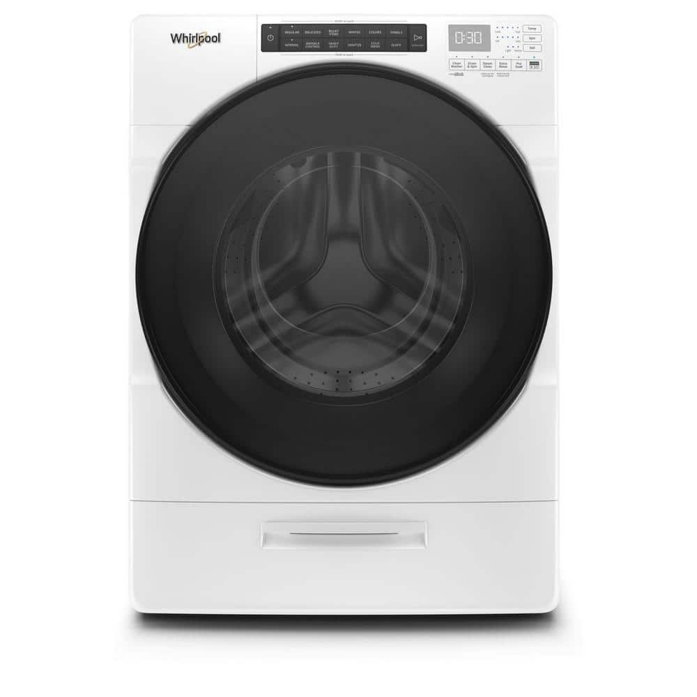 Whirlpool 4.5 cu. ft. High Efficiency White Stackable Front Load Washing  Machine with Load & Go XL Dispenser, ENERGY STAR WFW6620HW - The Home Depot