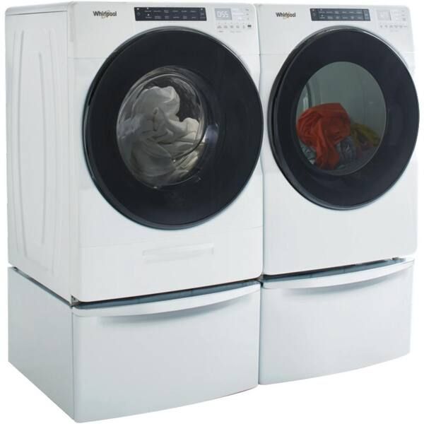 Whirlpool 4.5 cu. ft. High Efficiency White Stackable Front Load Washing  Machine with Load & Go XL Dispenser, ENERGY STAR WFW6620HW - The Home Depot