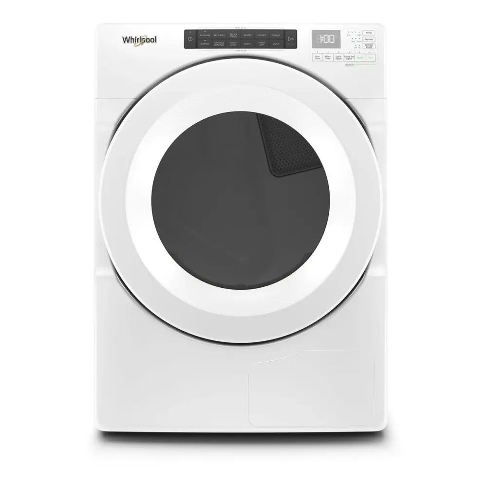 Whirlpool WHD560CHW 27 inch Front Load Heat Pump Dryer with 7.4 cu. ft. Capacity, Intiutitive Touch Controls, in White
