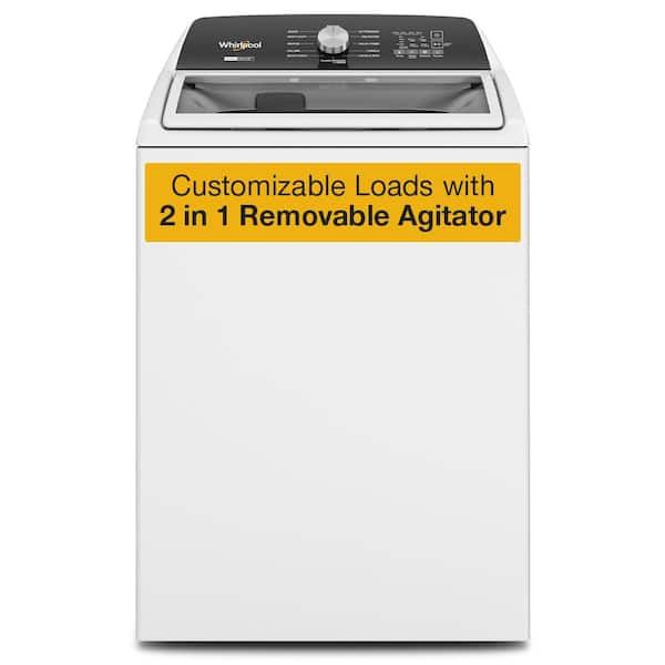 4.7-Cu. Ft. Capacity Top Load Washer With Removable Agitator By WHIRLPOOL, White