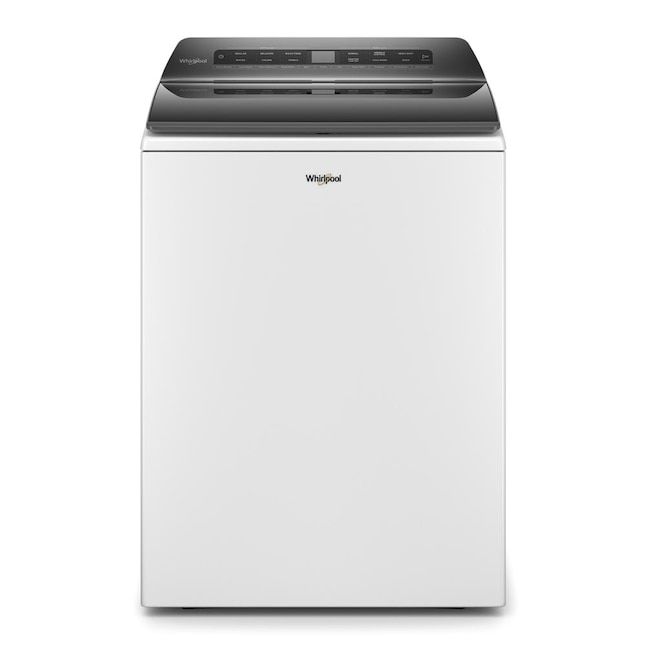 Whirlpool 4.7-cu ft High Efficiency Agitator Top-Load Washer (White) WTW5105HW at Lowes.com
