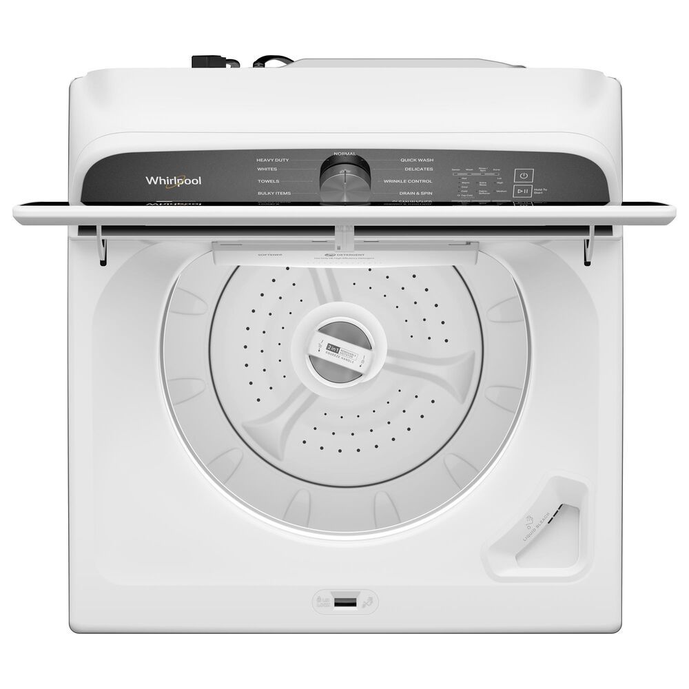 Whirlpool 5.3 Cu. Ft. Top Load Washer with Agitator in White