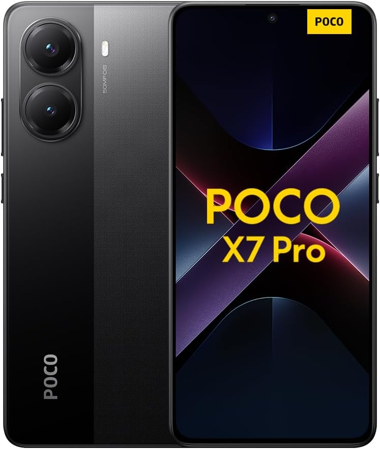 Xiaomi Poco X7 Pro 5G Smartphone (Dual-Sim, 8+256GB) - Black