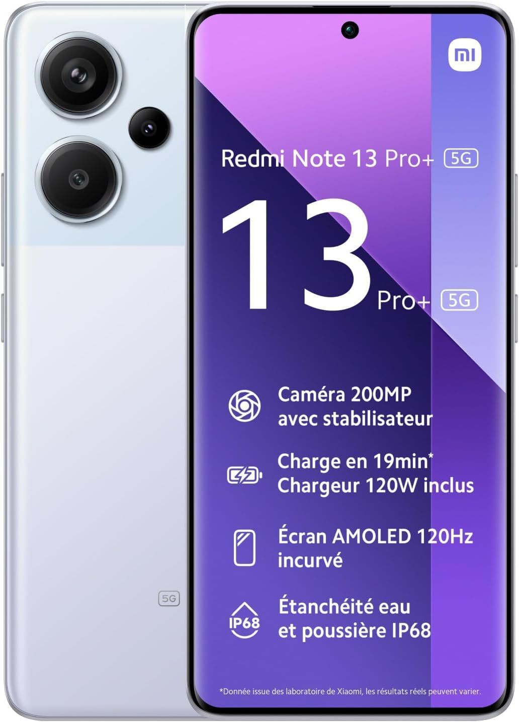 Amazon.com: Xiaomi Redmi Note 13 Pro+ 5G (256GB + 8GB) 6.67" 200Mp Triple  (for Tmobile Mint Tello & Global) Global Version Unlocked (Aurora Purple) :  Cell Phones & Accessories