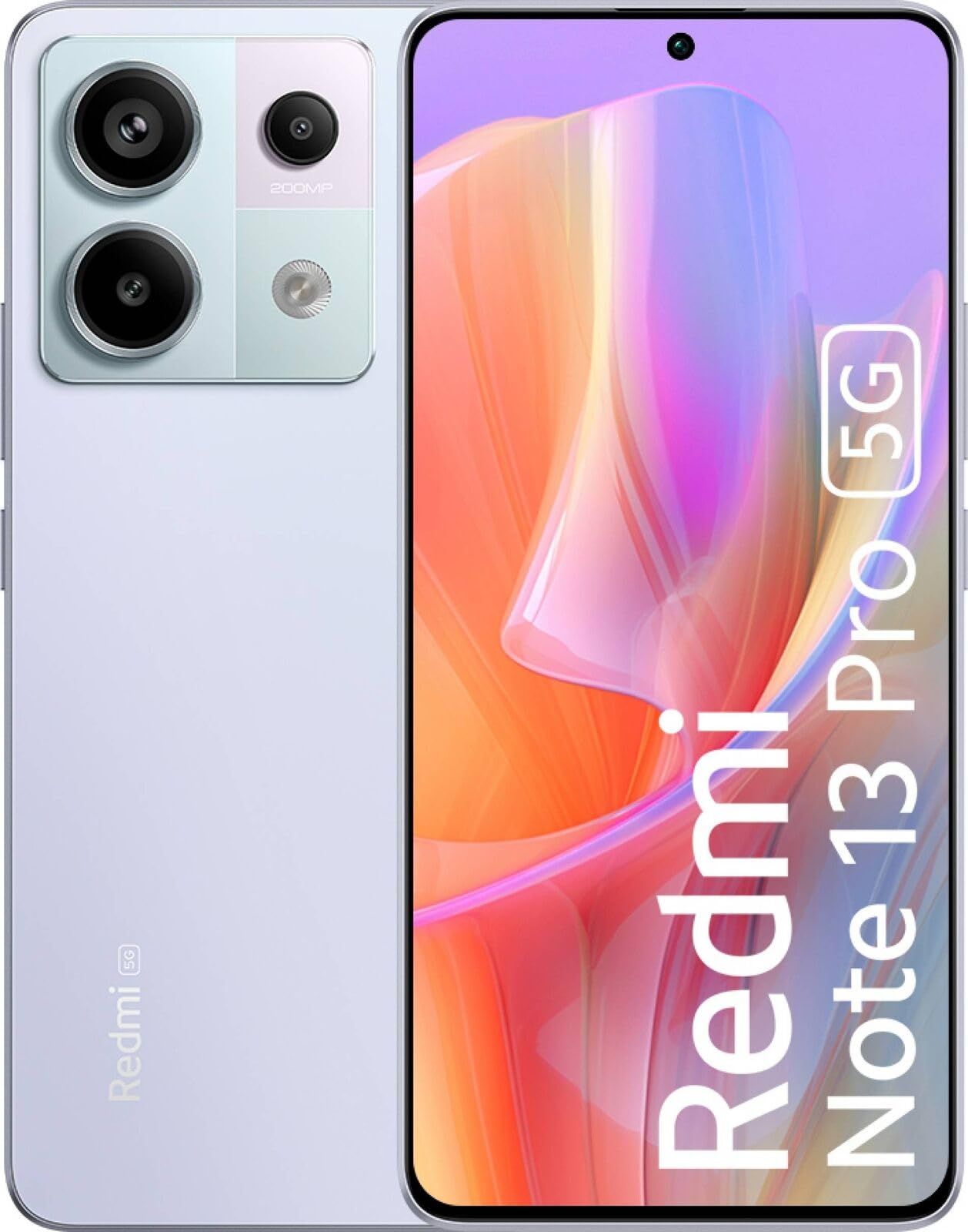 Amazon.com: Xiaomi Redmi Note 13 Pro 5G + 4G LTE (for Tmobile Mint Tello &  Global) (256Gb + 8Gb) 6.67 200mp Triple Global Unlocked (Aurora Purple ) :  Cell Phones & Accessories